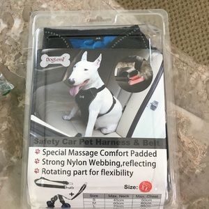 Car pet harness and belt